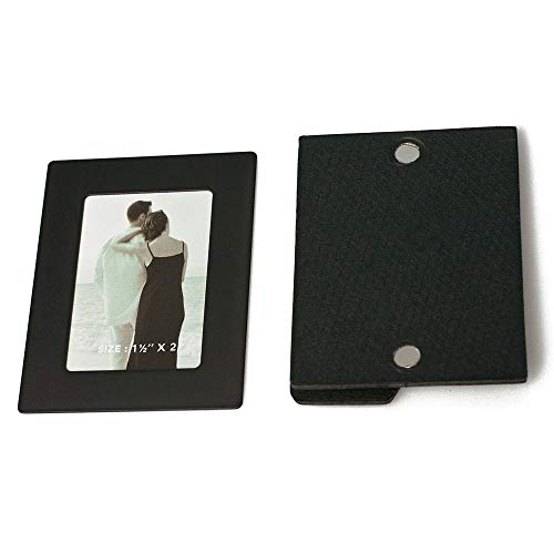 HAB & GUT FR005 Magnet-Bilderrahmen Mini Schwarz 5x6,5 cm