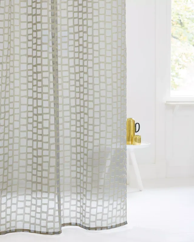 Création Baumann Karneol Vorhangstoff transparent