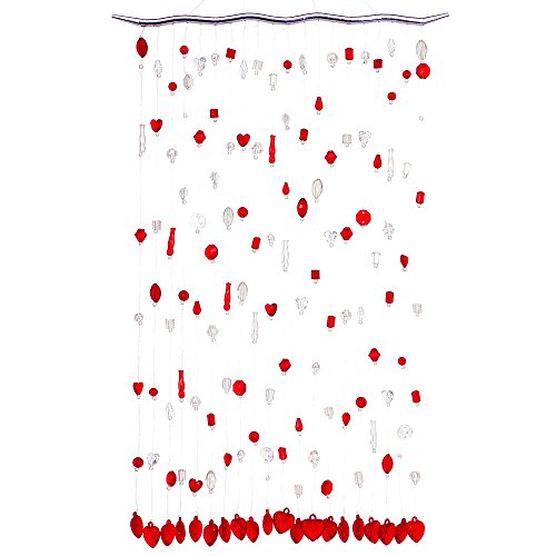 HAB & GUT STR003 Windspiel rot-weiß 30x45 cm