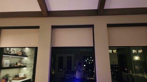 SmartWings Safari Rollo lichtdurchlässig gemustert 70% Blackout
