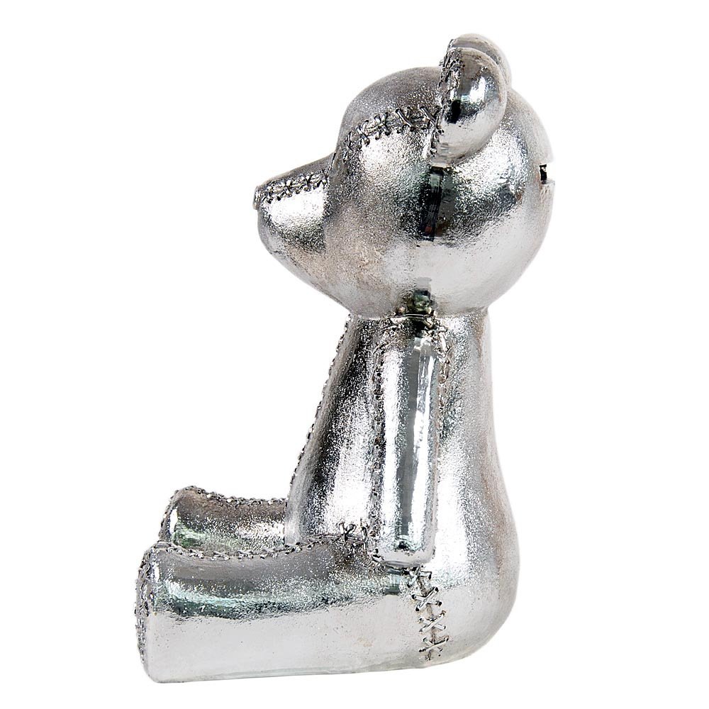 HAB & GUT MB002 Spardose Teddy Chrom 19,5cm