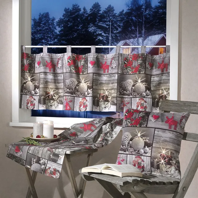 heimtexland Typ498 Tischläufer 40x140 Weihnachten Patchwork