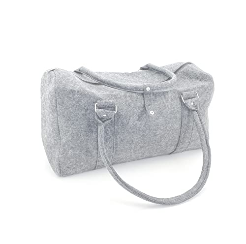 heimtexland Typ770 Reisetasche 50 cm hellgrau Filz Weekender