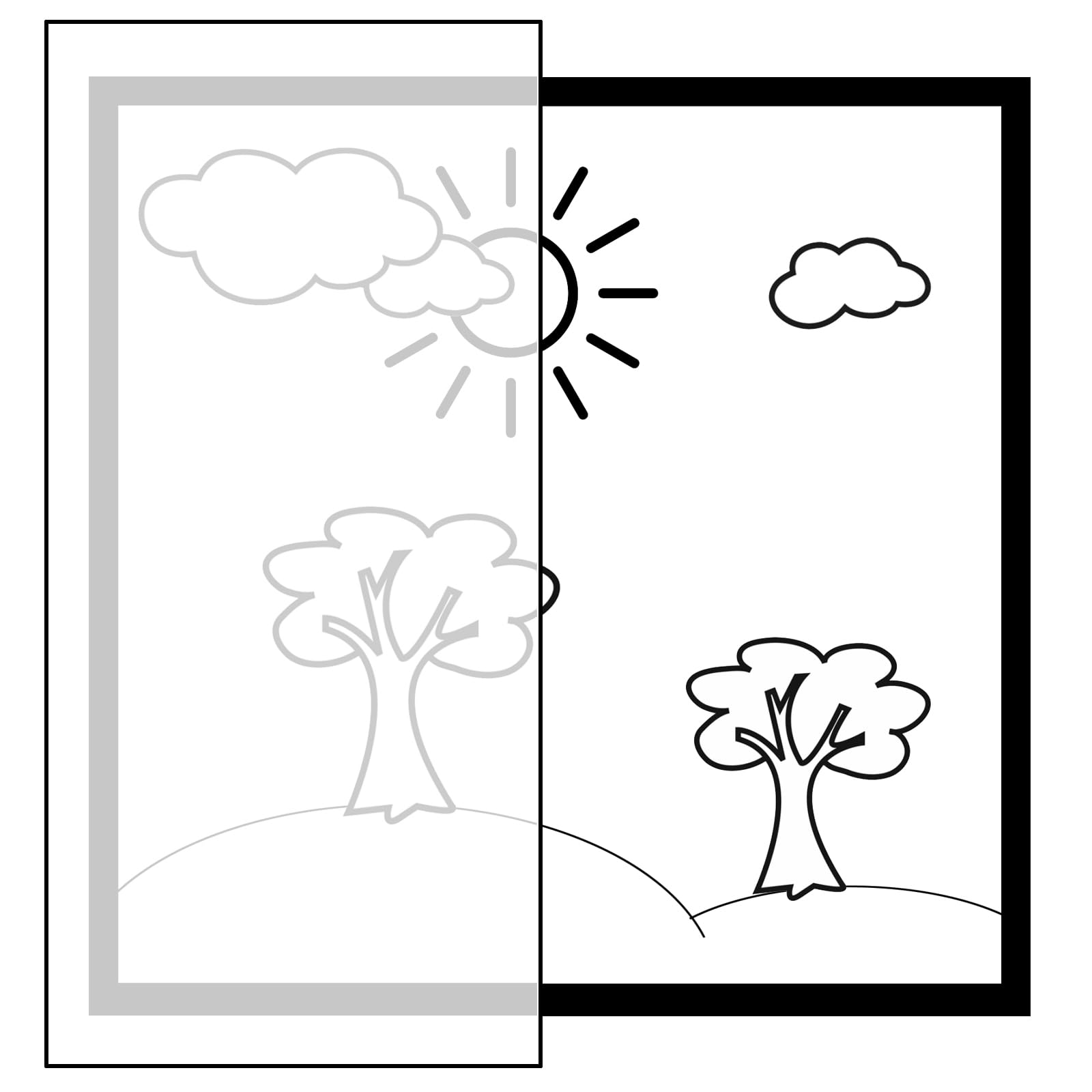 heimtexland Typ891 Ösenschal 245x135 cm natur Leinenoptik
