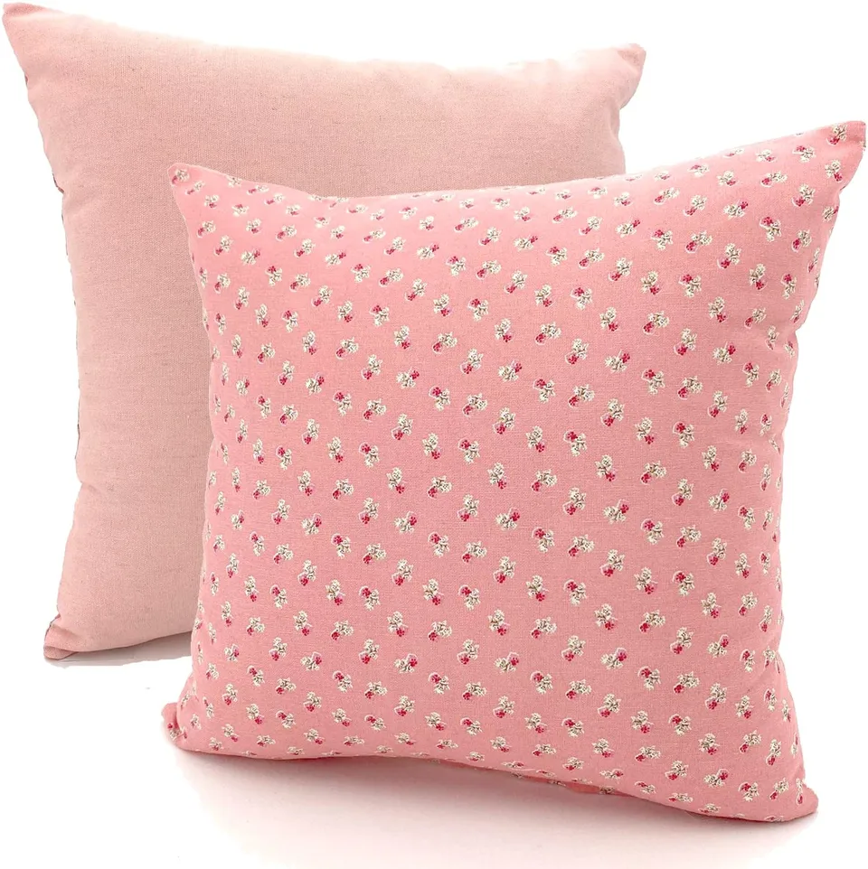 heimtexland Typ740 Kissenhülle 40x40 Rosa Blümchen