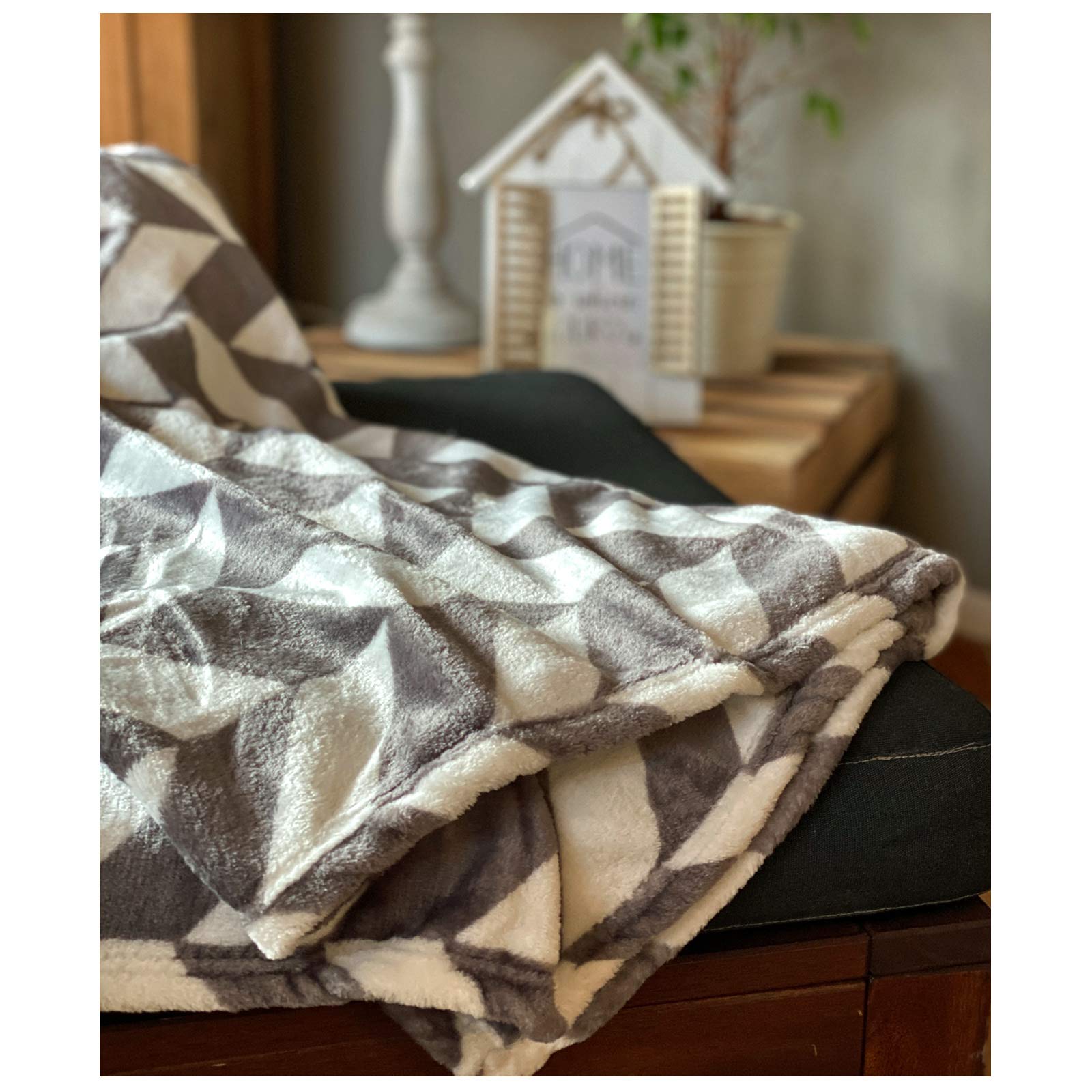 heimtexland Typ722 Kuscheldecke Flanell 200x150 Anthrazit