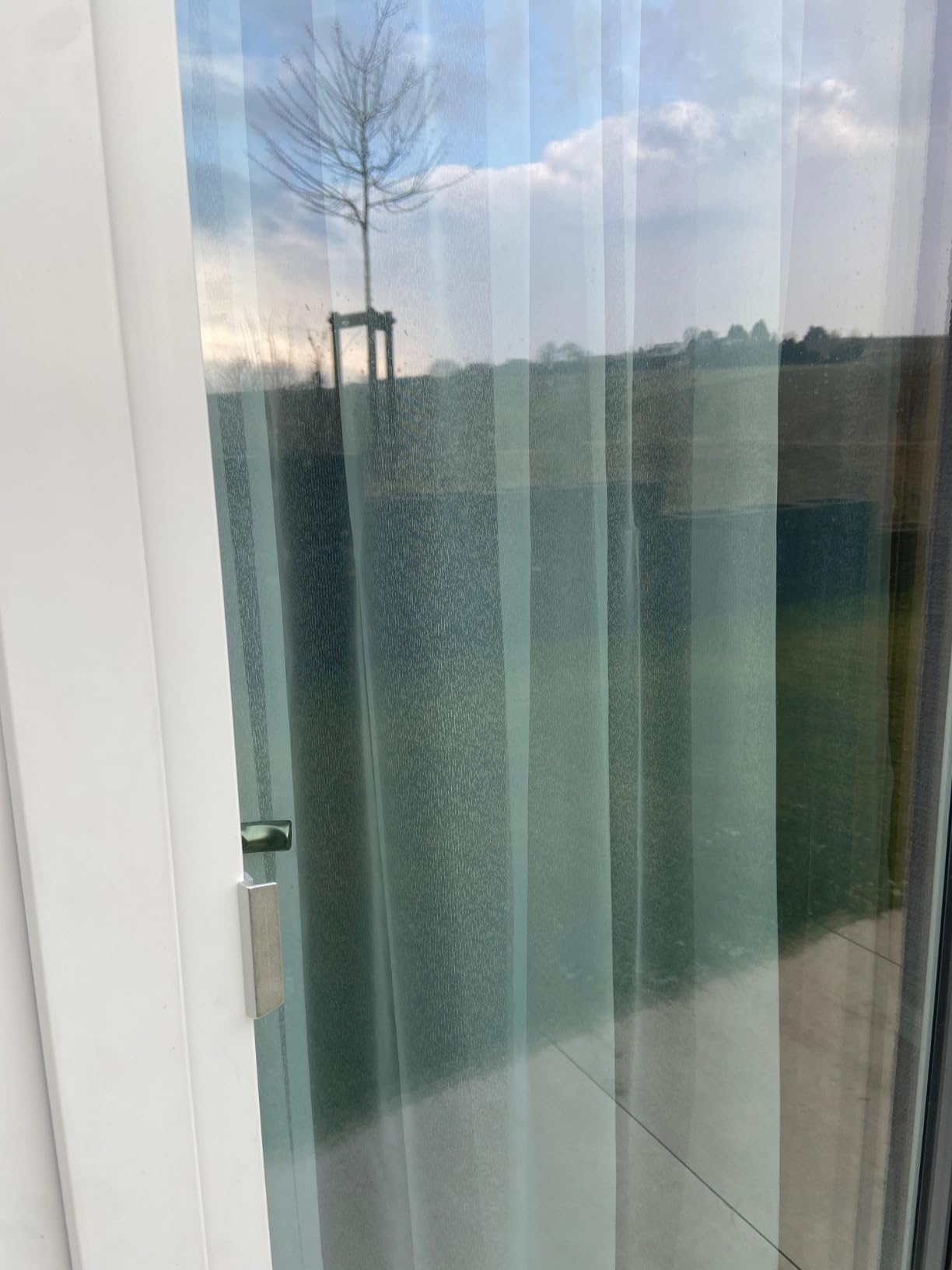 heimtexland Typ96 Store 160x450 weiß halbtransparent