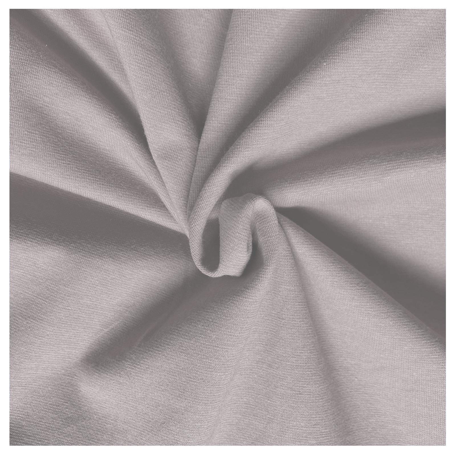 heimtexland Typ723 Spannbettlaken 150x200 Silber Jersey