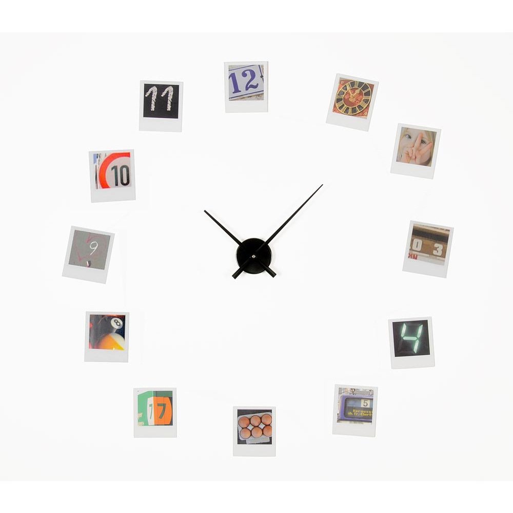 HAB & GUT Big TIME A01V13 Wanduhr Schwarz 90 cm