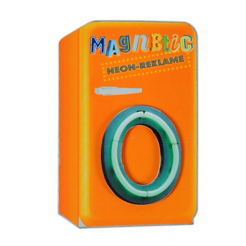 HAB & GUT Vintage VM015 Magnetbuchstabe O Blech 5 cm Retro