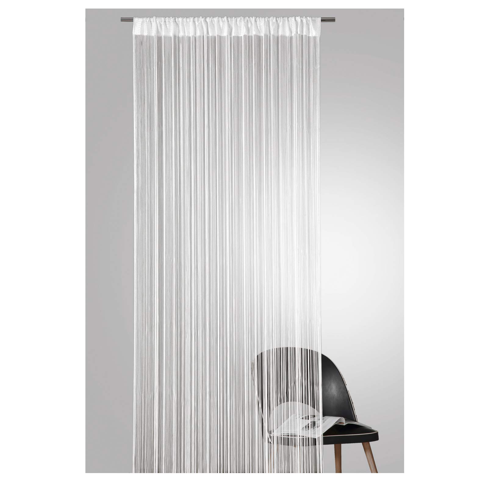 heimtexland Typ121 Fadengardine 245x95 Champagner kürzbar