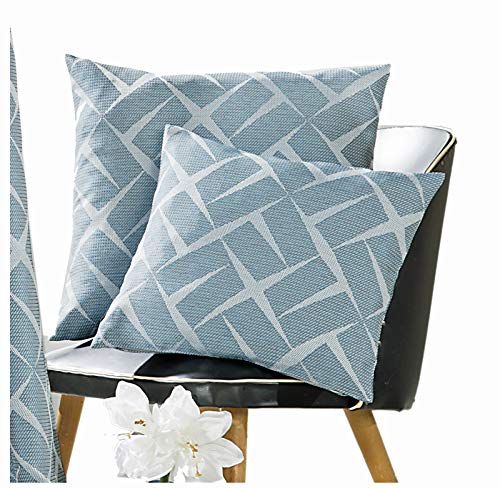 heimtexland Typ594 Kissenhülle Petrol-Blau 40x40 cm 3D-Jacquard
