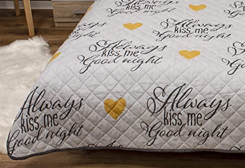 heimtexland Always Love Typ456 Tagesdecke 220x240 gesteppt