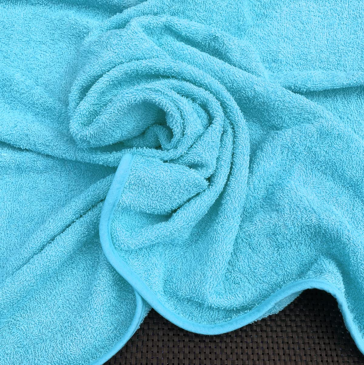 heimtexland Typ772 Liegestuhlauflage Aqua 75x200 Frottee