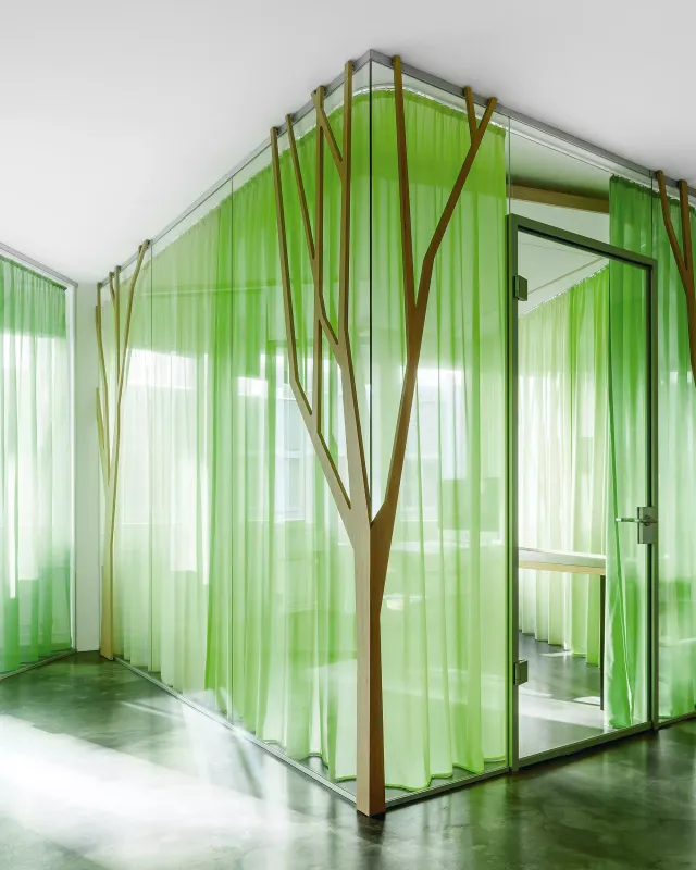 Création Baumann Sinfonia VII Vorhangstoff transparent pflegeleicht