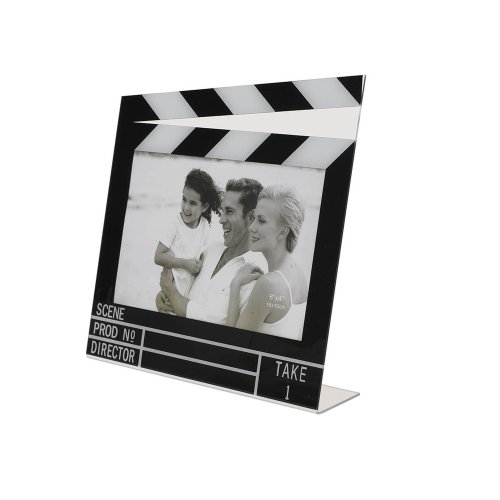 HAB & GUT FR011 Bilderrahmen Filmklappe 18x18 schwarz