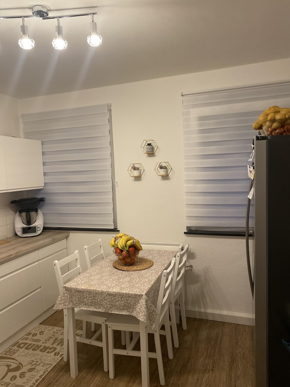Sol Royal Klemmfix Doppelrollo 60x220 cm Weiß blickdicht