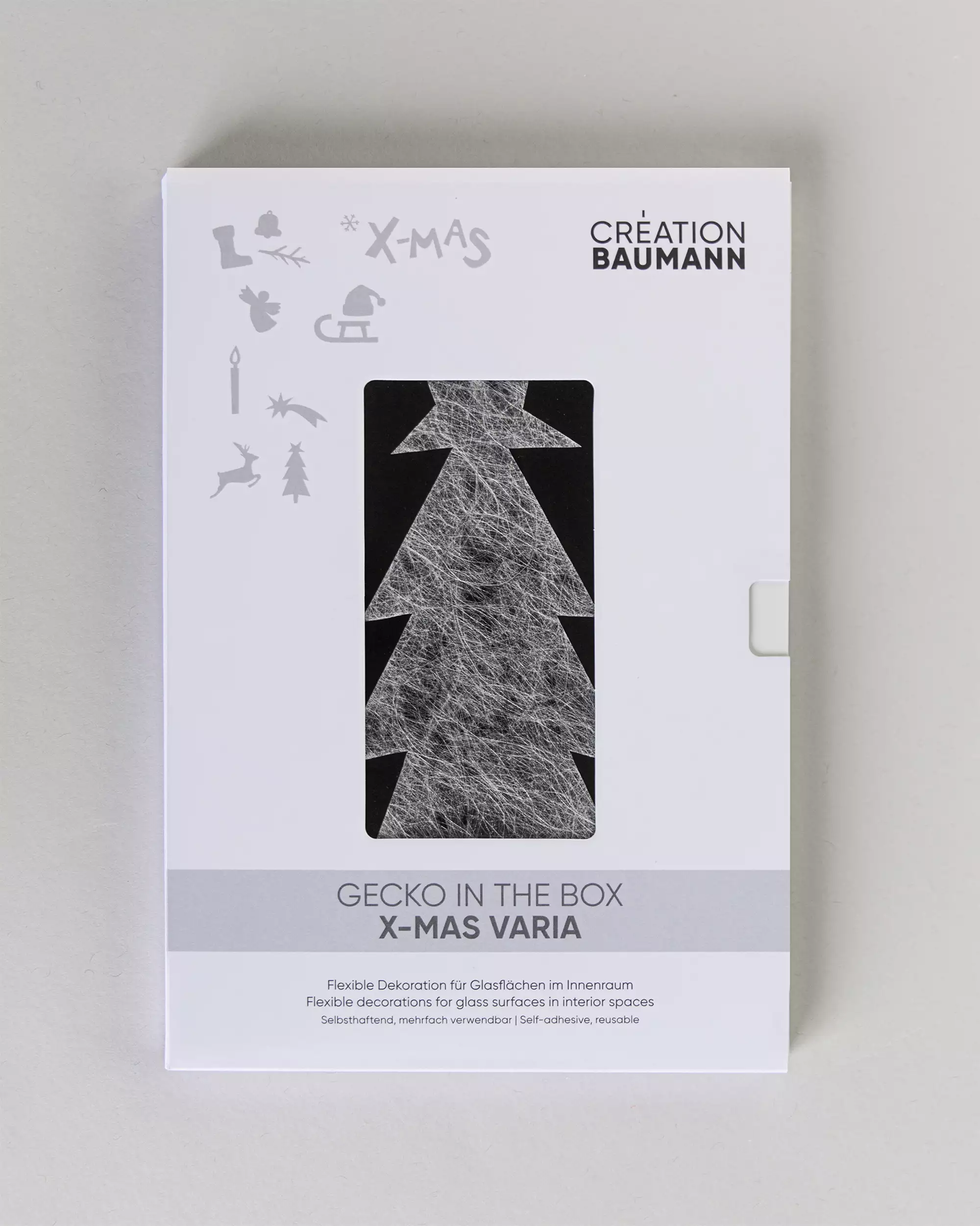 Création Baumann Gecko in the Box X-Mas Varia Hafttextil Weihnachten