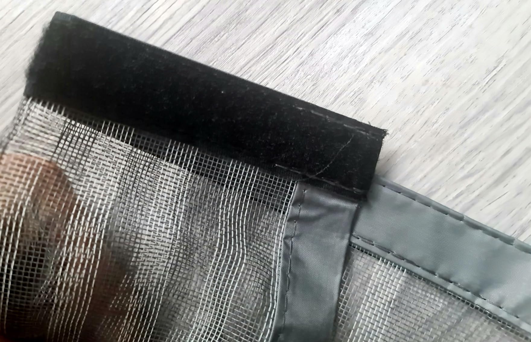 ARCOL Fliegengitter Balkontür 100x220 cm Magnet Grau-Weiß