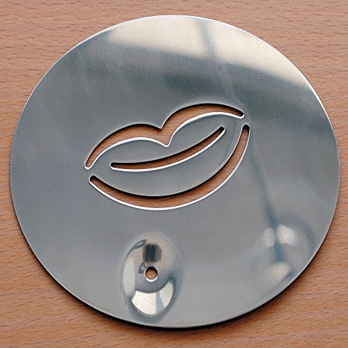 HAB & GUT CS001 Cappuccino Schablonen 11cm Edelstahl 3tlg Cafe Herz
