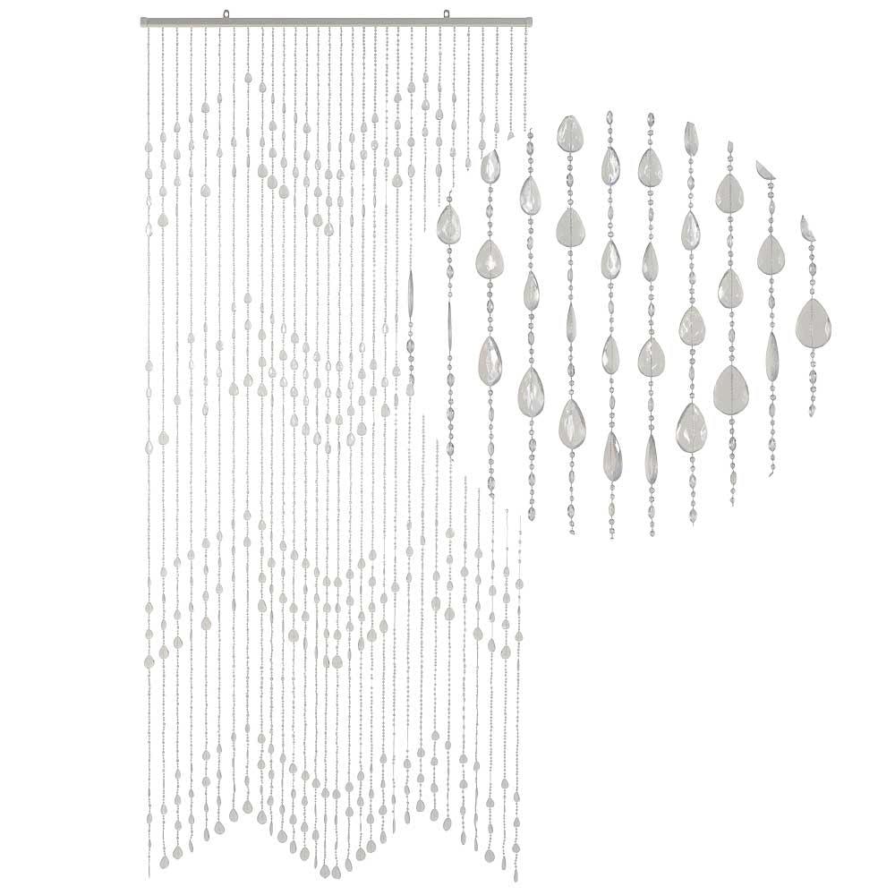 HAB & GUT Klunker DV0323 Türvorhang 90x200 cm schwarz Perlen