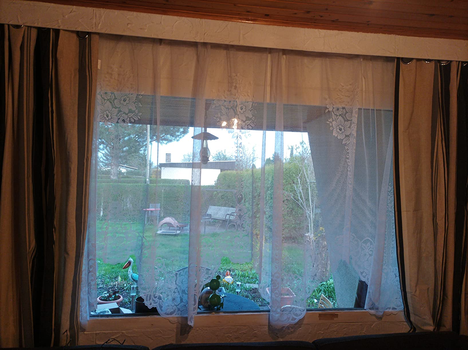 heimtexland Bogenstore Typ27 Gardine 175x600 cm weiß durchscheinend