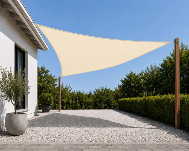 heimtexland Typ935 Sonnensegel 500x500 cm Creme