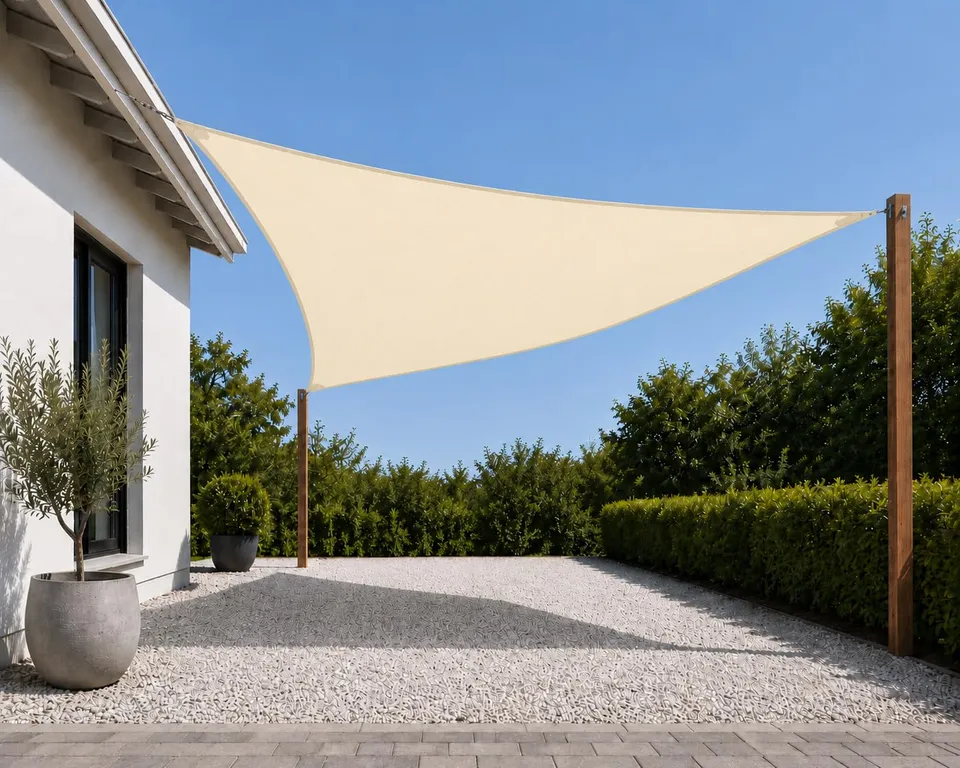 heimtexland Typ935 Sonnensegel 500x500 cm Creme