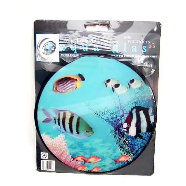 HAB & GUT AG001 Dekobild Fische 24cm 3D Bullauge