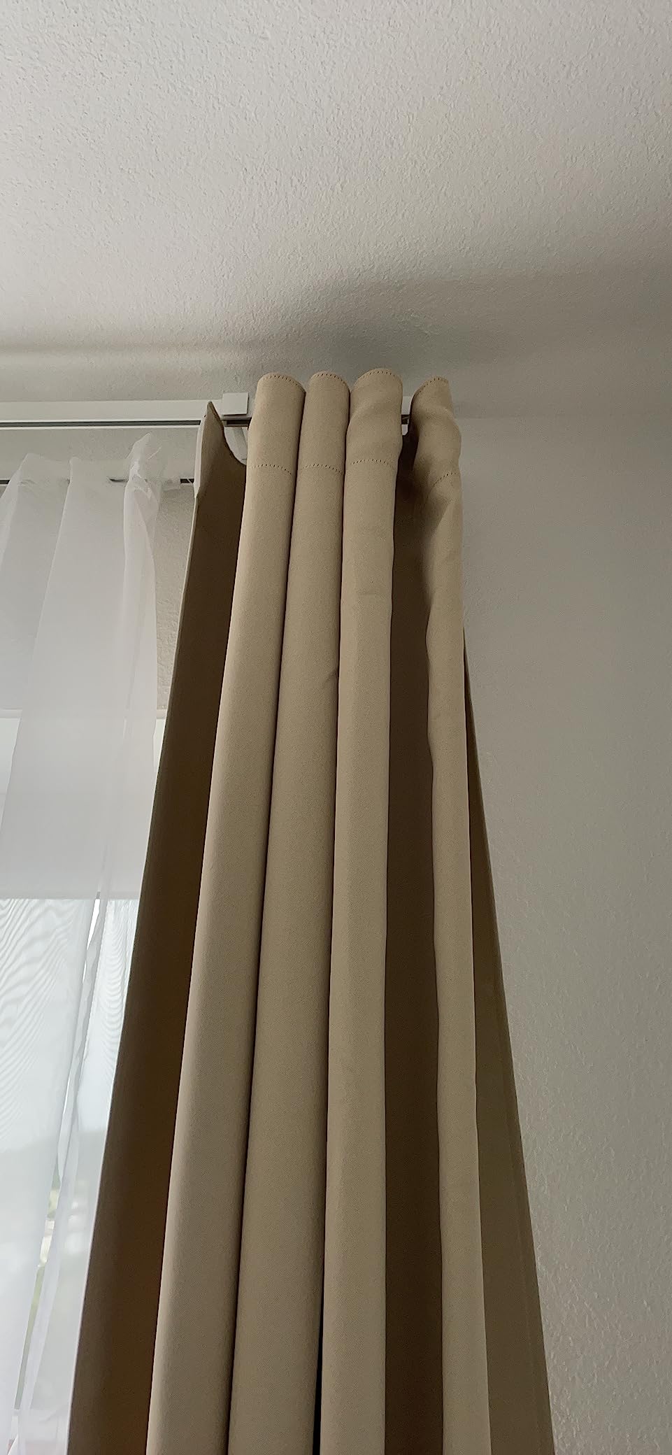 heimtexland Typ139 Verdunklungsgardine 245x135 cm Schiefer-braun