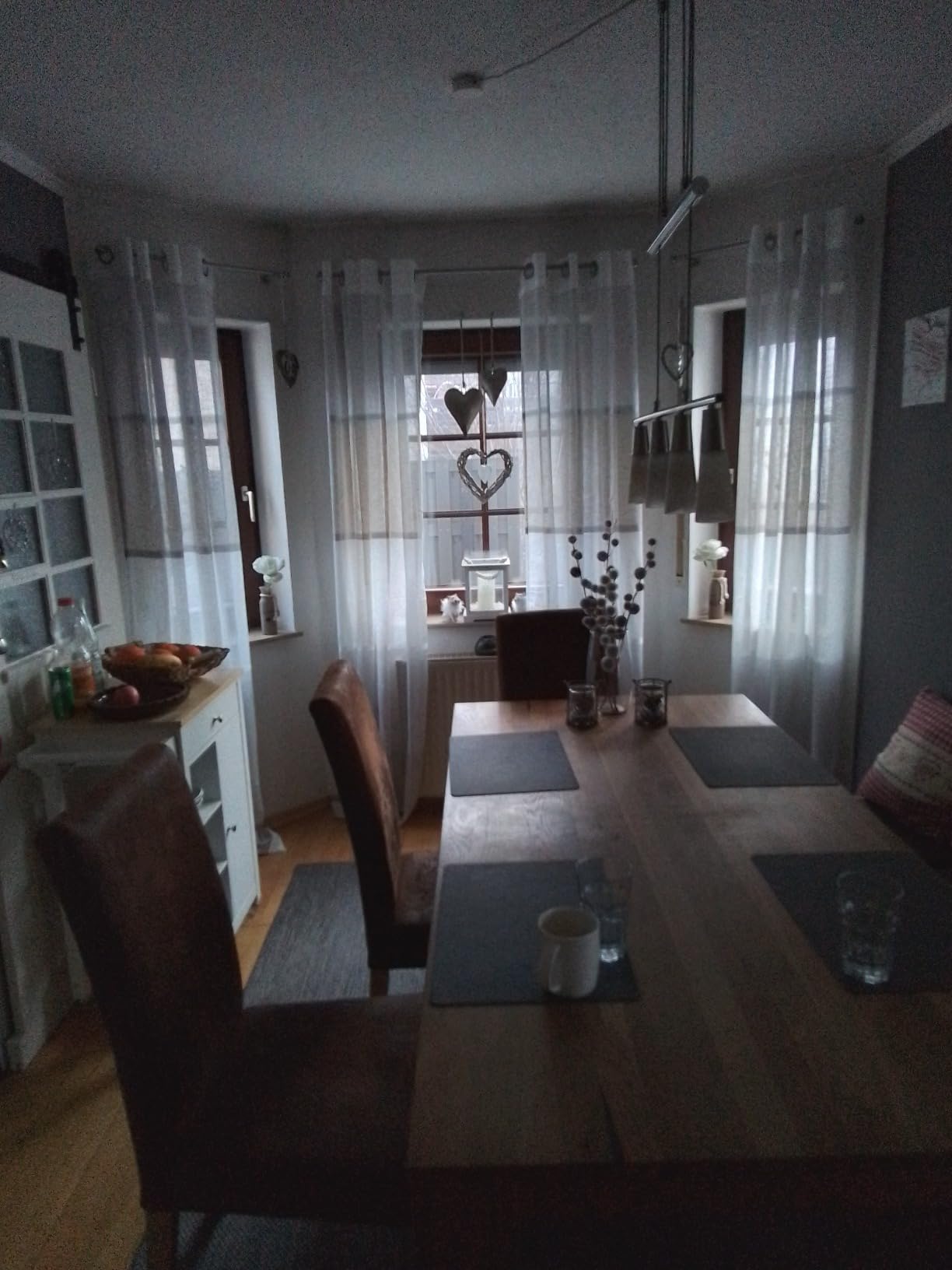 heimtexland Typ562 Ösenschal 245x140 cm sand halbtransparent