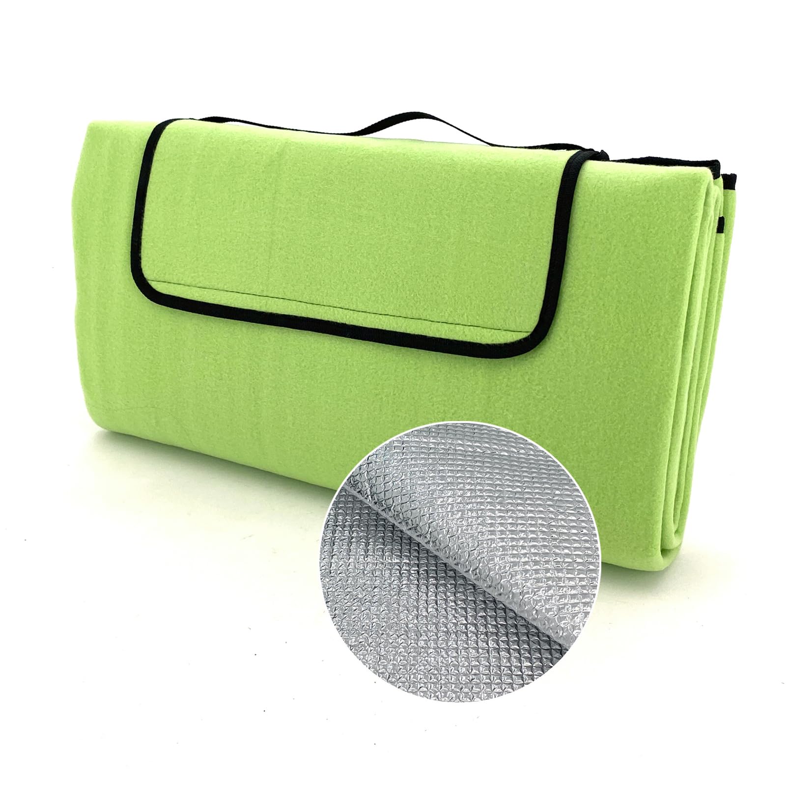 heimtexland Typ549 Picknickdecke 200x200 cm Lemon wasserdicht