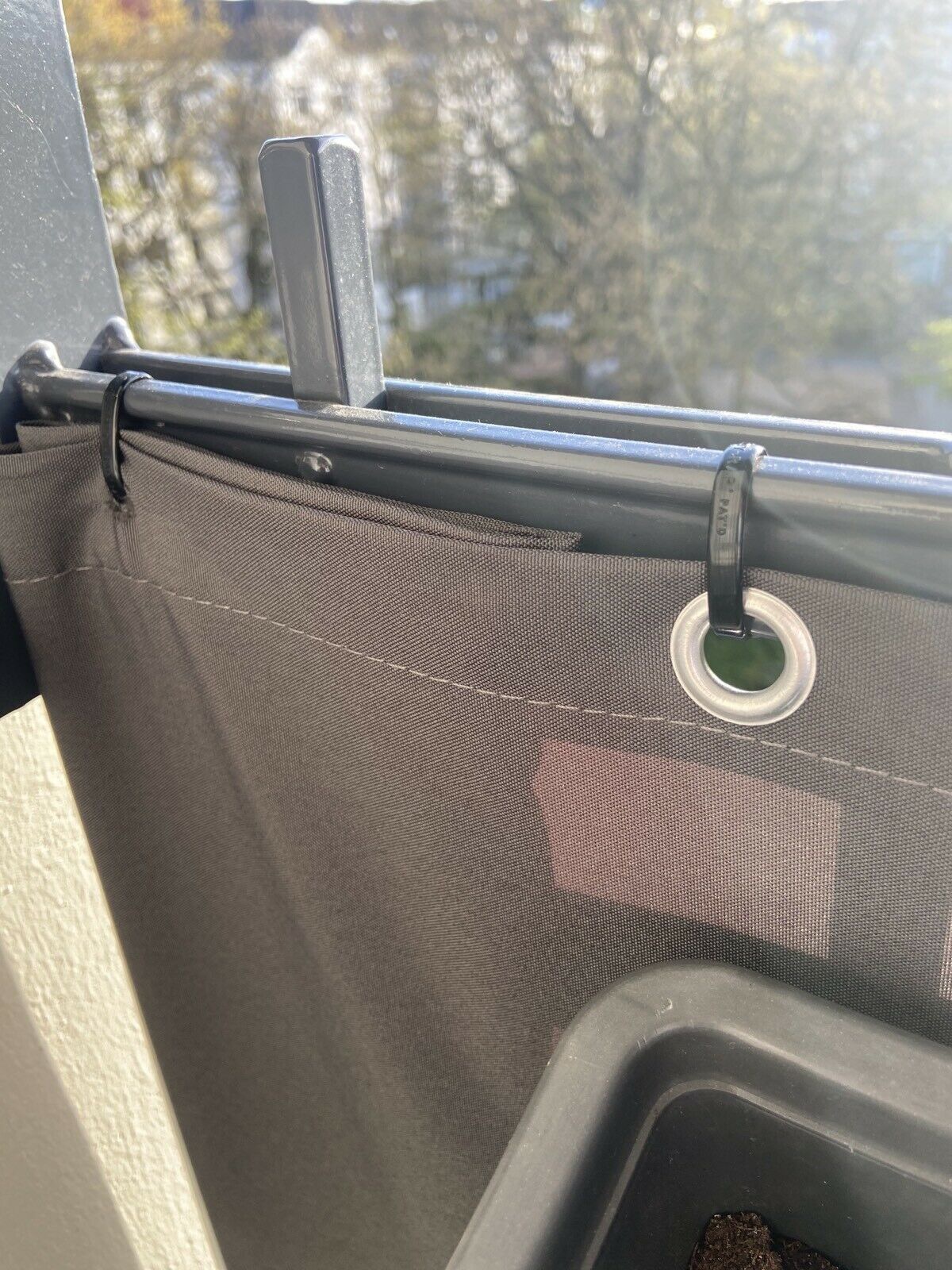 Sol Royal SolVision PB2 Balkonsichtschutz 90x600 Grau