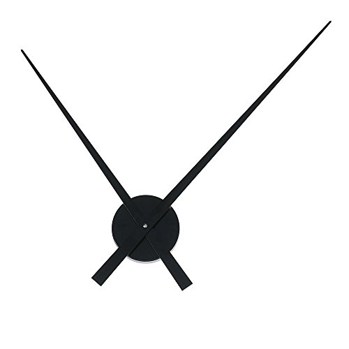 HAB & GUT Big TIME A01V12 Wanduhr 90cm Schwarz ohne Ziffern