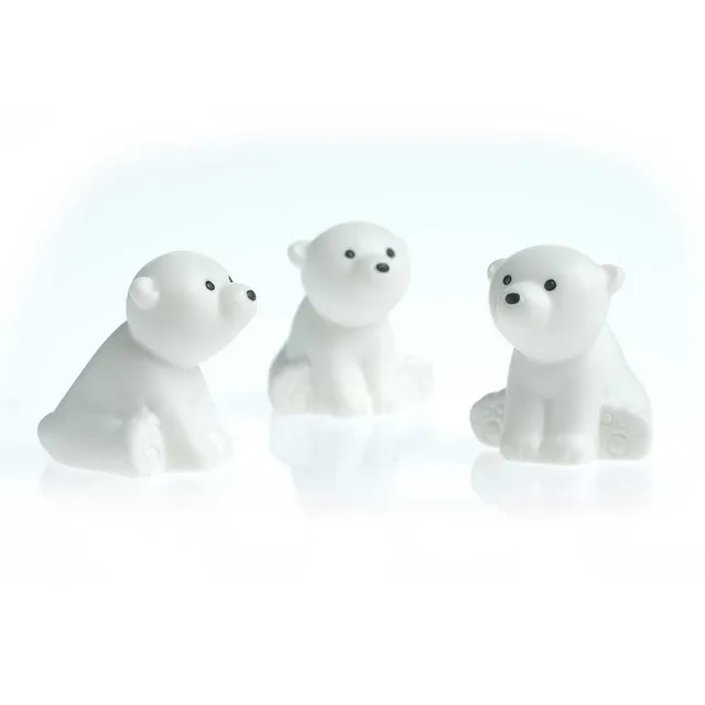 HAB & GUT MC042 Eisbären Kühlschrankmagnete 3er Weiß