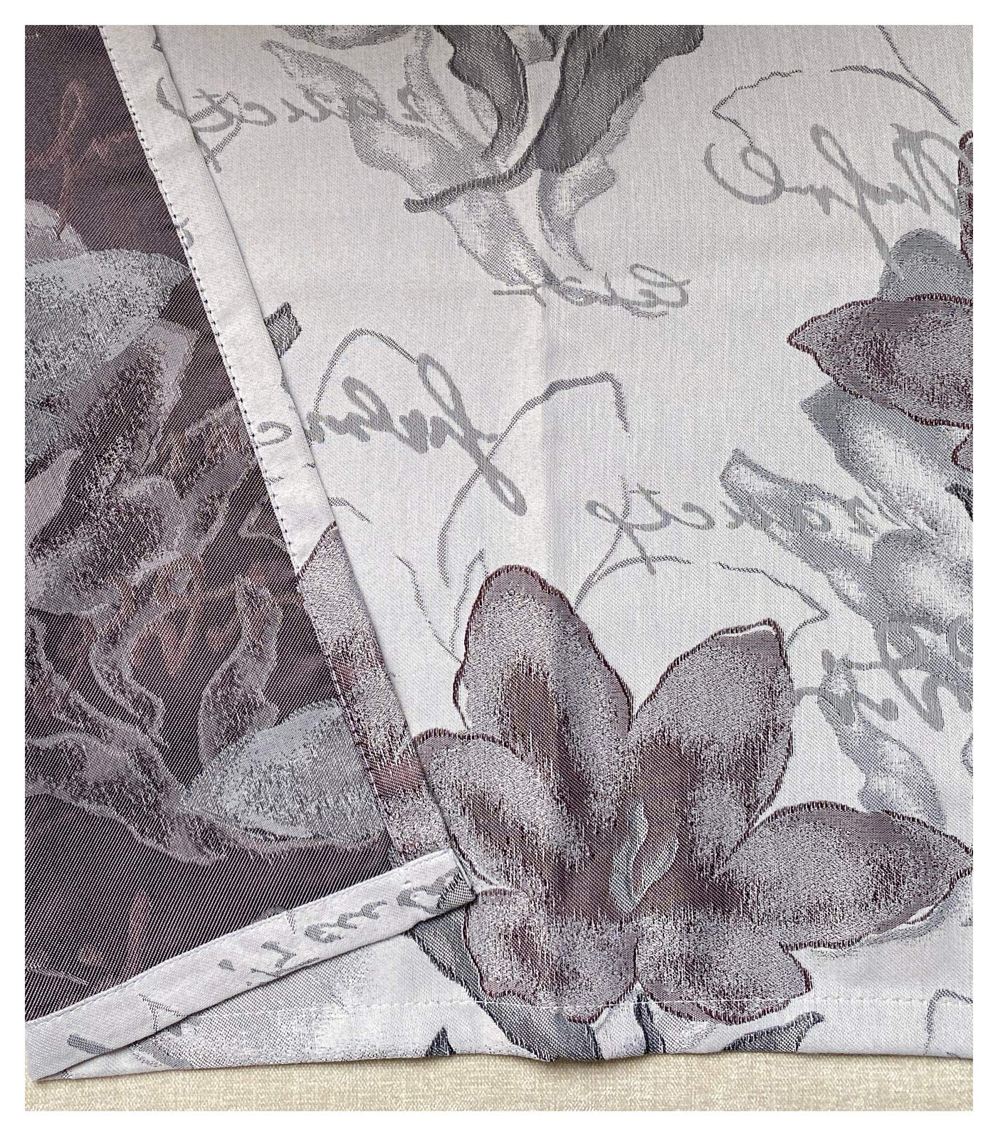 heimtexland Typ701 Ösenschal 245x140 Aubergine blickdicht