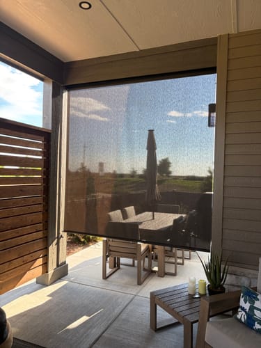 SmartWings Outdoor Shades Outdoorrollo 5% offen