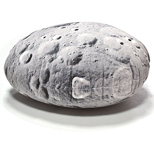 HAB & GUT PS034 Mond Steinkissen 50x36 cm Grau Plüsch