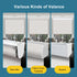SmartWings Linen Rollo lichtdurchlässig kabelgebunden 70% Blackout