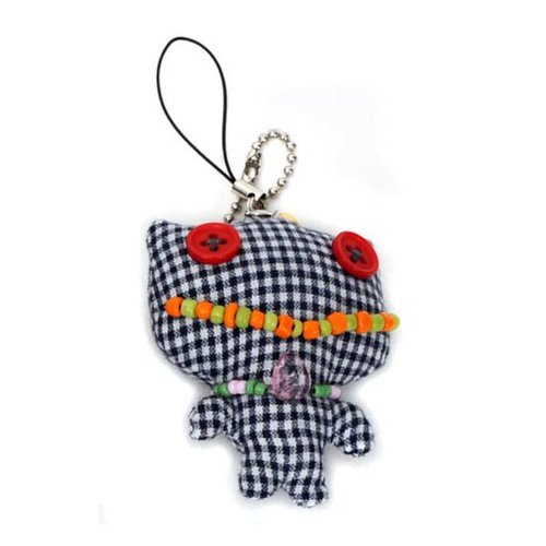 HAB & GUT Cult Mini-Dolls UD002-H Schlüsselanhänger Peppi Prall 7 cm