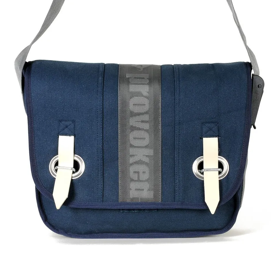 PROVOKED Messenger Bag Segeltuch dunkelblau 35x30 cm