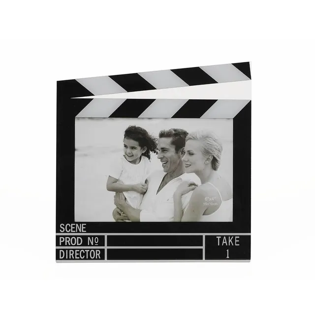 HAB & GUT FR011 Bilderrahmen Filmklappe 18x18 schwarz
