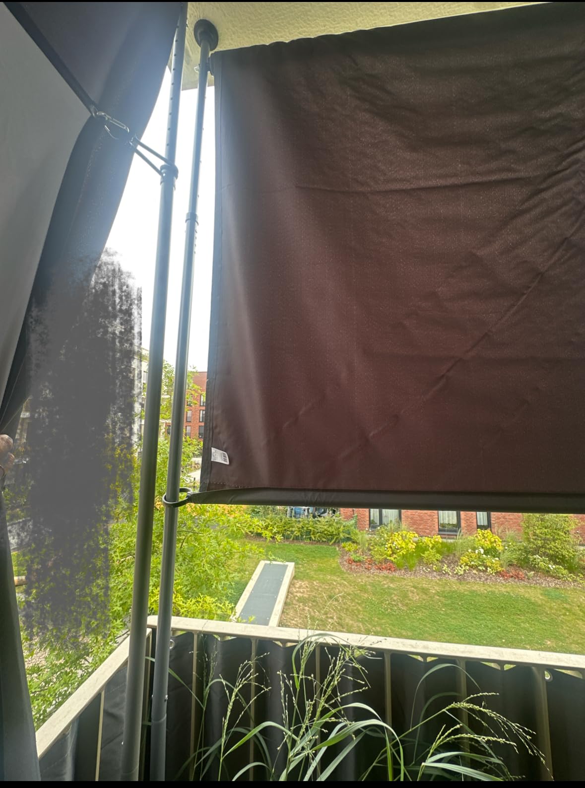 Sol Royal SolVision Klemmmarkise beige 150 cm ohne Bohren