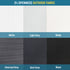 SmartWings Home Zipper Track Outdoor Rollo Stoffmuster 3% windfest