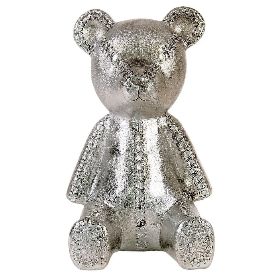 HAB & GUT MB002 Spardose Teddy Chrom 19,5cm