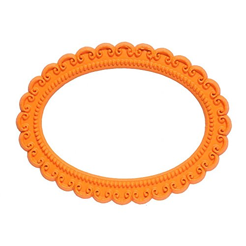 HAB & GUT Oval Orange Magnetbilderrahmen 7,7x10 cm