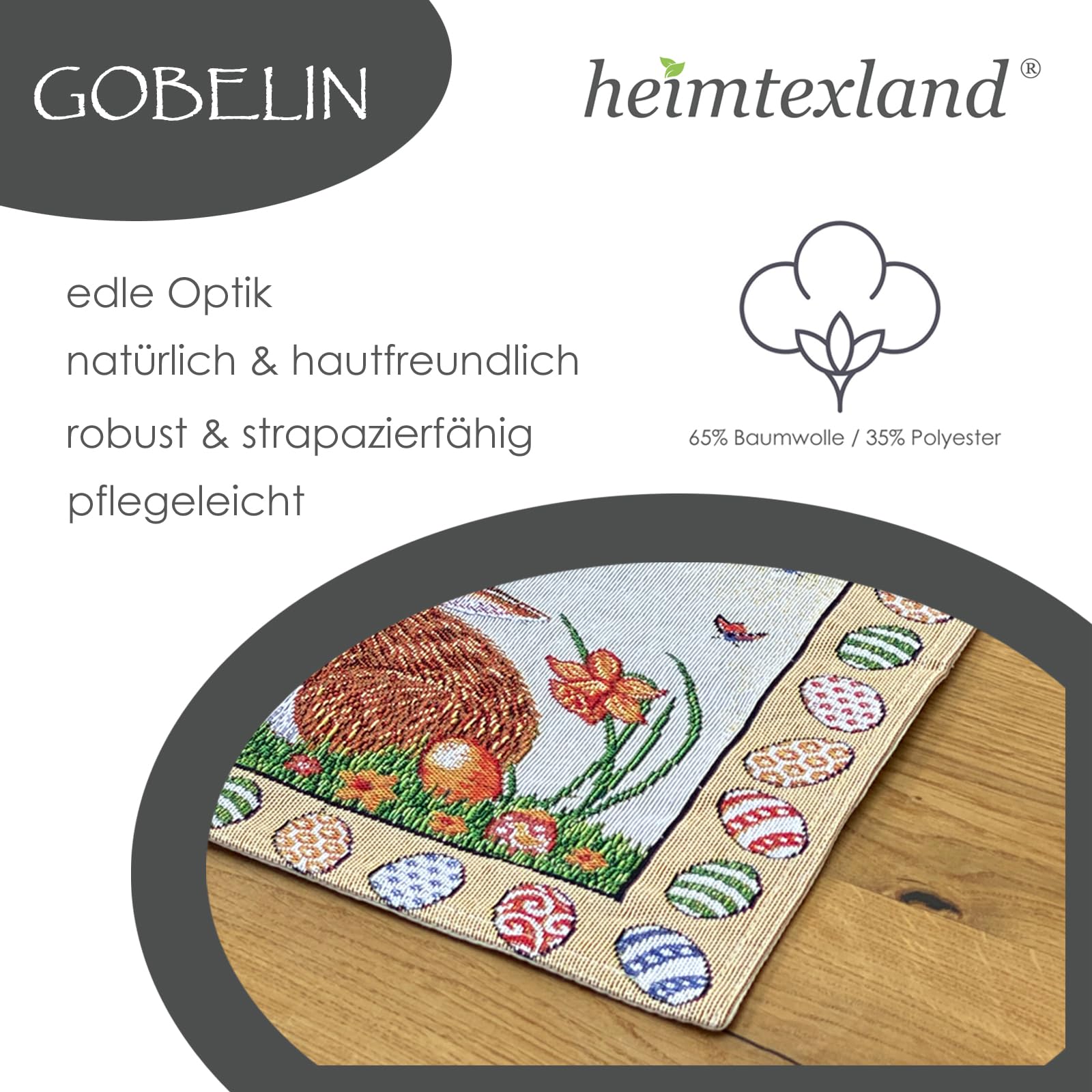 heimtexland Modern Garden Typ884 Kissenbezug 40x40 cm Hibiskus Gobelin
