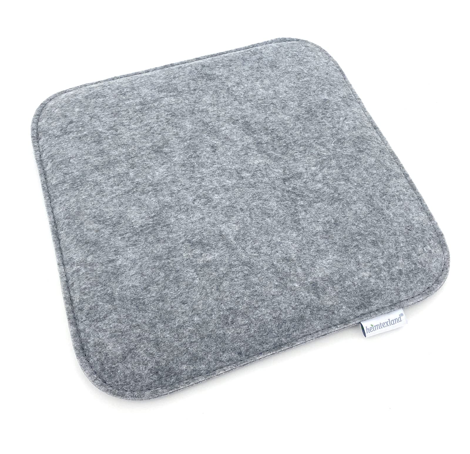 heimtexland Typ631 Sitzkissen Filz 35x35 cm Hellgrau 2 Stück