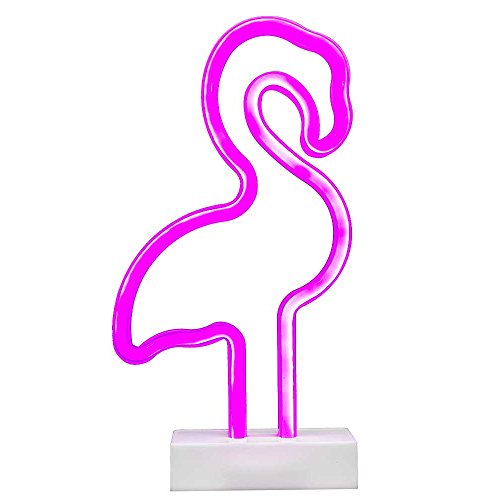 HAB & GUT L231 LED Flamingo Lampe Pink Neon 32,5cm