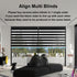 SmartWings Astrid 95mm Zebrarollo motorisiert Blackout